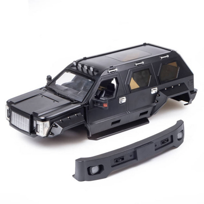 쉘용 바디카 1/10 RC 크롤러 카 업그레이드 DIY 부품 액세서리 세트, Black, 1개