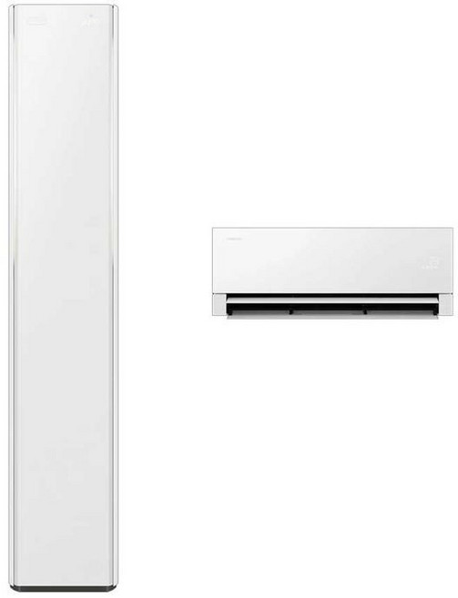 삼성전자 비스포크 AI 무풍갤러리 19+6평 1등급 인버터 투인원 에어컨 AF90F19D38WRS 기본설치 별도, AF80F20D28WRS, 매립배관형