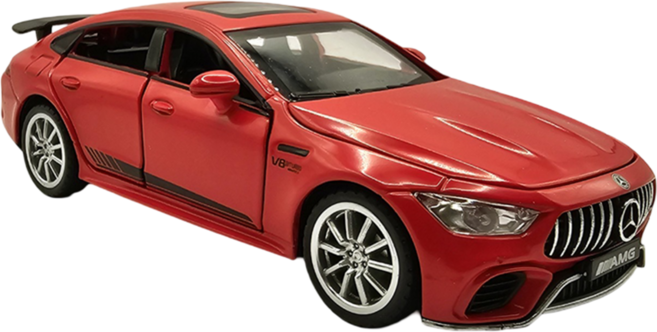 벤츠 AMG GT63 4도어 세단 1:32 다이캐스트, 1개, 레드