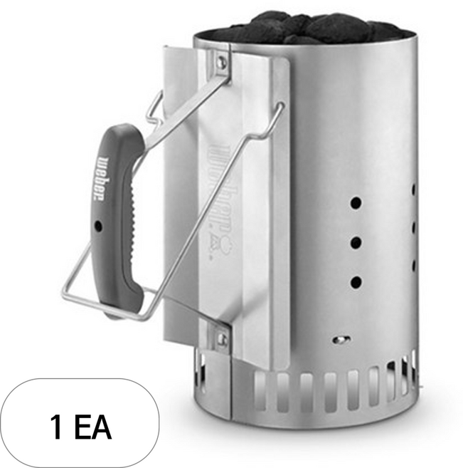 웨버 침니스타터 대형 그릴 소품, 1개