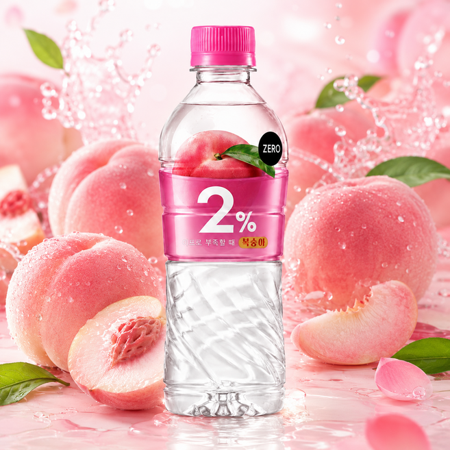 칠성 이프로 부족할때 복숭아 제로, 24개, 500ml
