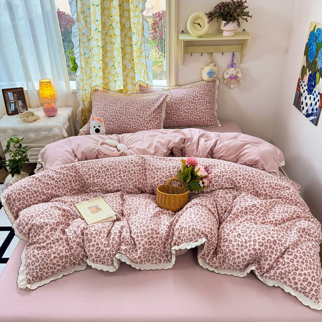 혜신 레이스 이불커버세트 부드러운 사계절 침구세트