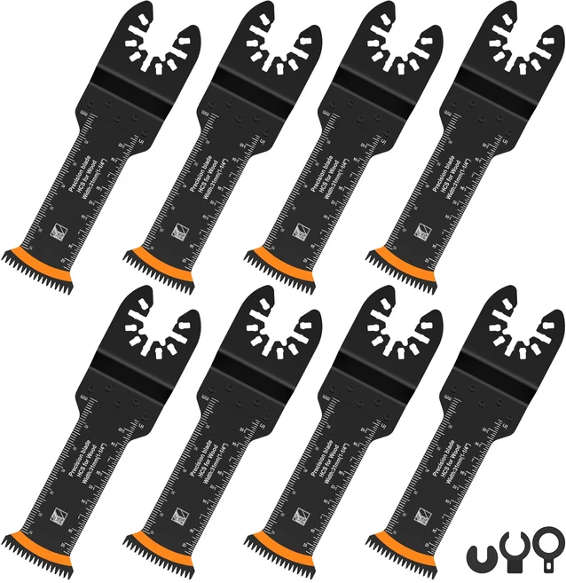 8개입 일본산 톱날 세트 고탄소강 진동 다용도 곡선형, 01 8pcs