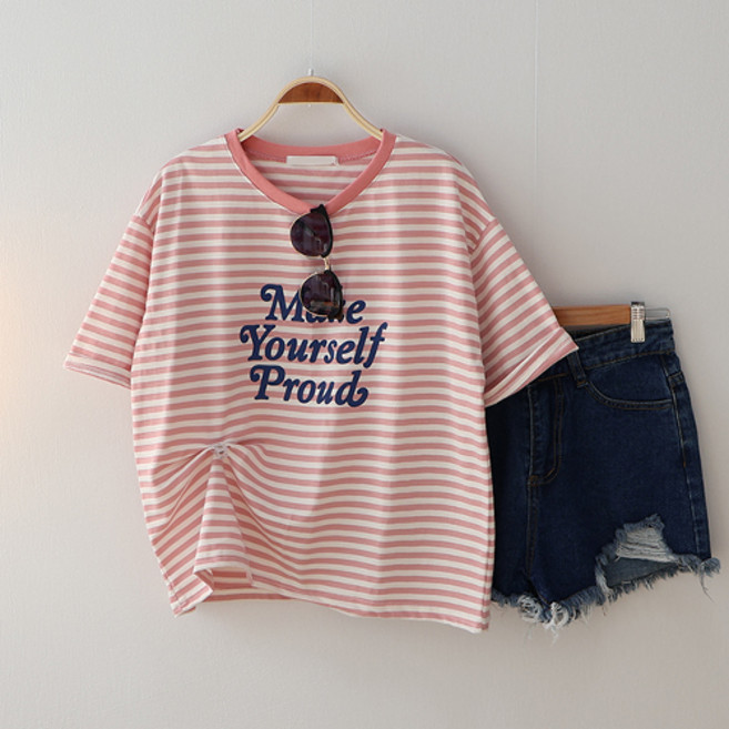 반팔 티셔츠 메이크 단가라 반팔티