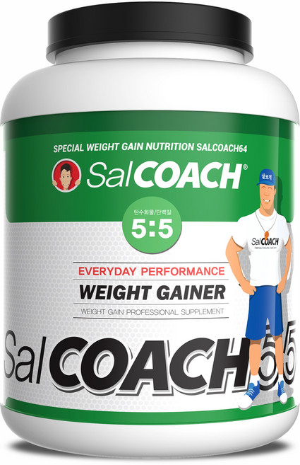 (체중증량 3단계)살찌는보충제 살코치55 체중증가보충제 게이너보충제, 1개, 3kg