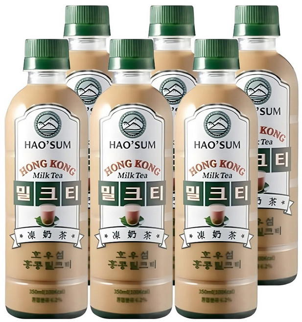 호우섬 홍콩 밀크티, 350ml, 6개