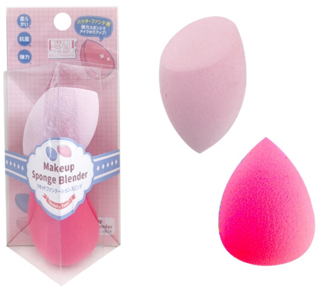 貝麗瑪丹綜合美妝蛋 乾濕兩用 化妝海綿 粉撲 顏色隨機, 1個