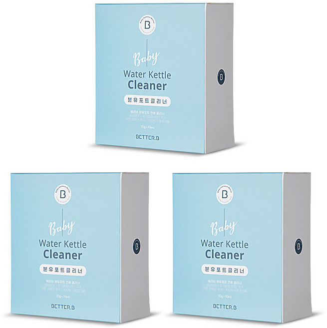 베러비 분유포트 세척 클리너 포트 사과산 세제, 100g, 3개