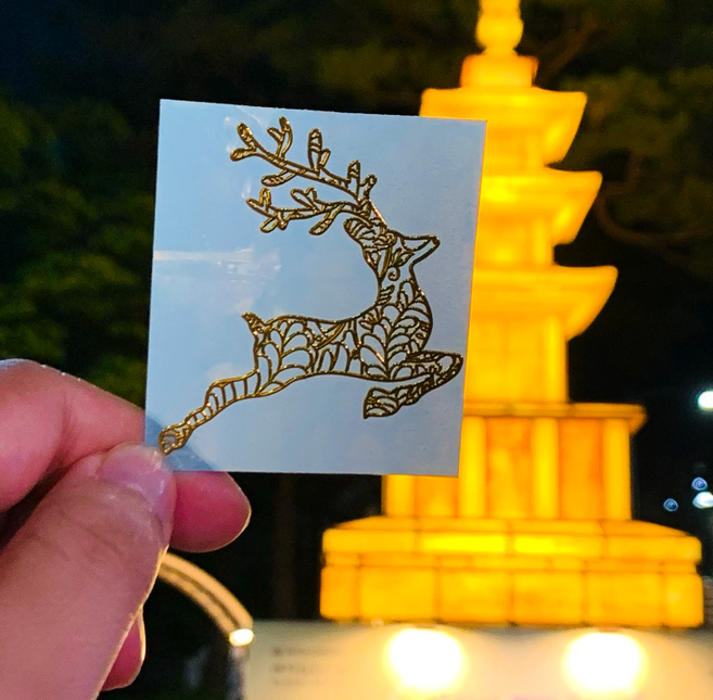 트리뷰샵 12지신 수호부 띠별신 만사형통 대길부적 스티커 소원성취 재물운, 1개, 사슴: 평화운