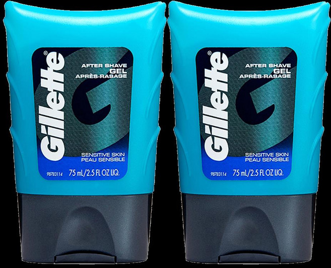 질레트 애프터 셰이브 젤 센서티브 스킨, 75ml, 2개