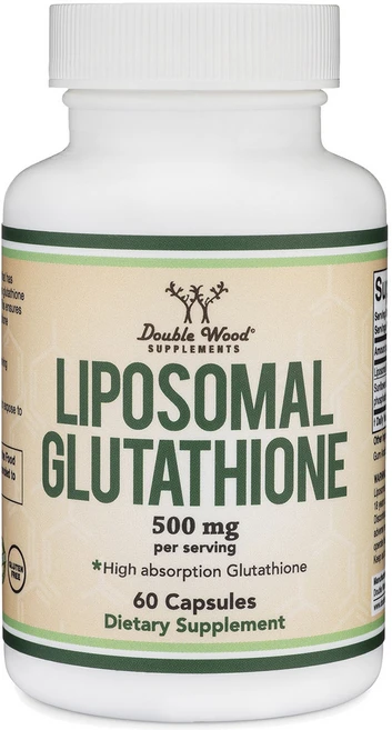 더블우드 Liposomal Glutathione 500mg 캡슐, 60정, 1개 - 쿠팡