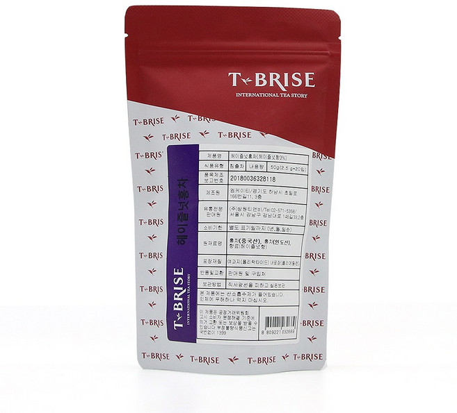 티 브리즈 헤이즐넛 홍차 20티백, 1개, 20개입, 2.5g