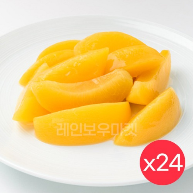 삼포 황도슬라이스 1박스 (400g x 24개입)