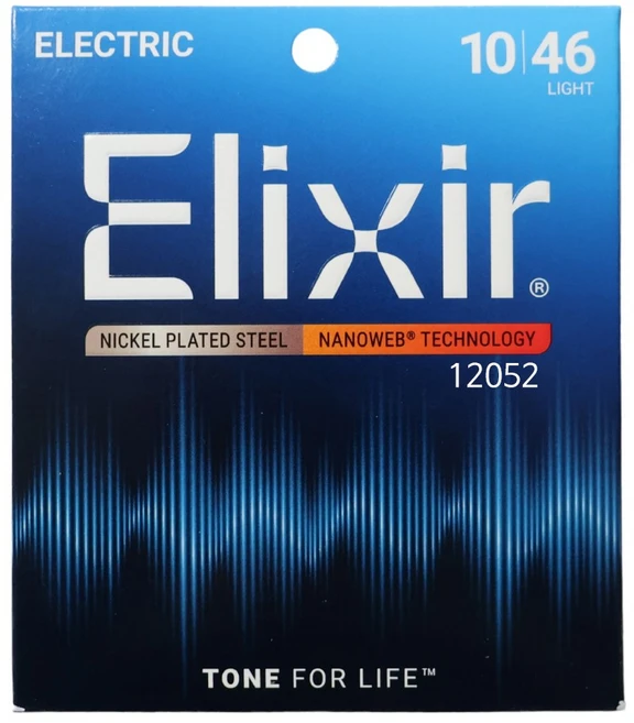 엘릭서 나노웹 일렉기타줄 Elixir NANOWEB LIGHT 12052 (10-46), 1개 - 쿠팡