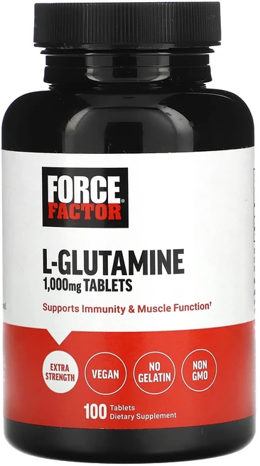 신상할인판매 Force Factor l-글루타민 정제 1000mg 100정 최저가격, ForceFactorl글루타민정제1000mg100정, 1개 - 쿠팡