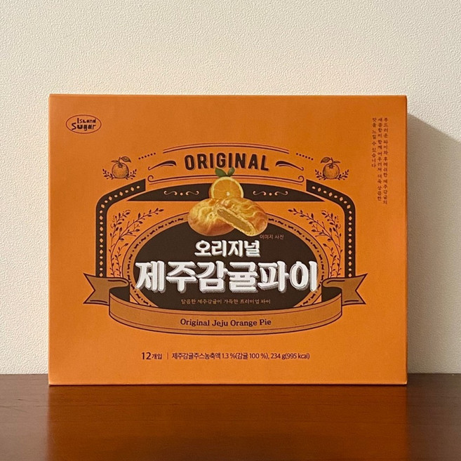 오리지널 제주감귤파이 (12개입) X 10박스, 10개, 234g