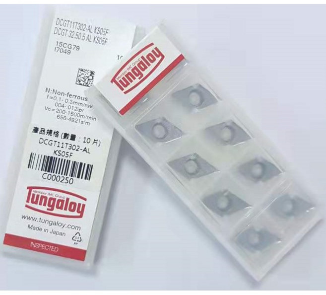 Tungaloy 東芝 DCGT11T302AL KS05F 車刀片 - 精密金屬加工刀具，高耐磨，適用多種材料, 1個