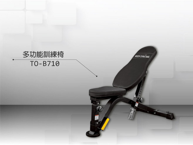 BODY DYNAMIC 多功能訓練椅 TO-B710 可調式重訓健身椅