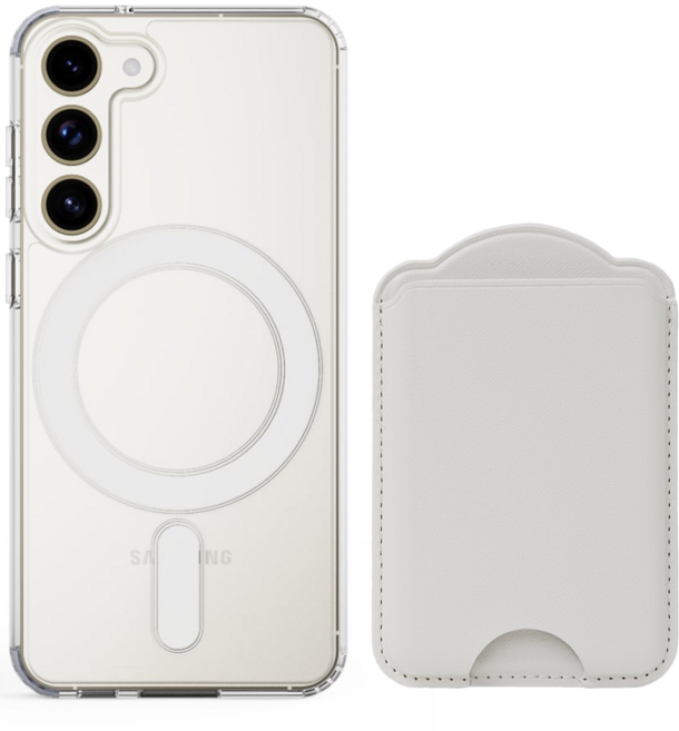 가꼬싶다 강력 갤럭시 맥세이프 케이스 + 3장 수납 카드지갑 세트