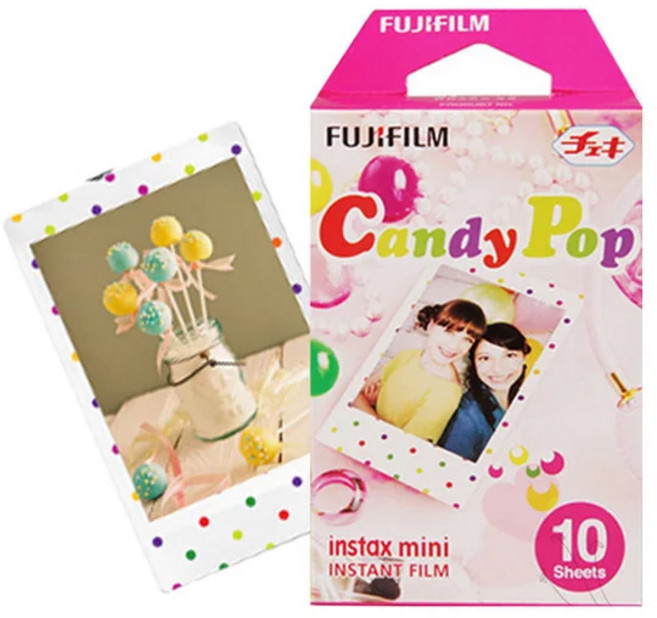 후지필름 인스탁스 미니 12 스톤 그레이 디자인 8 9 7s 즉석 카메라 SP-1 10/30 매, 02 10 Sheets  candy, 1개