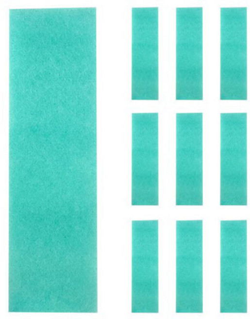 월드크린 무흠집 수세미 스카이, 10개, 1개입