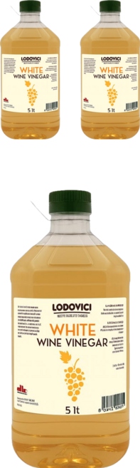 로도비치 대용량 100% 화이트 와인식초, 3개, 5L