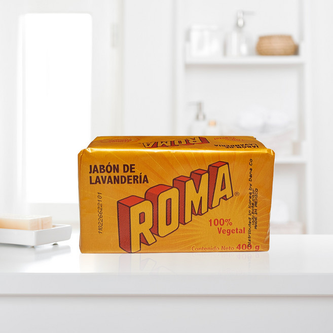 라코로나 로마 강력세척 찌든때 세탁 빨래비누, 400g, 3개