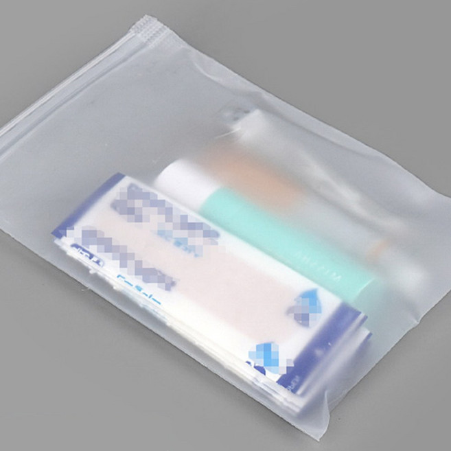 에브리누리 반투명 지퍼 파우치 10X15 다회용 슬라이더지퍼백 저장팩