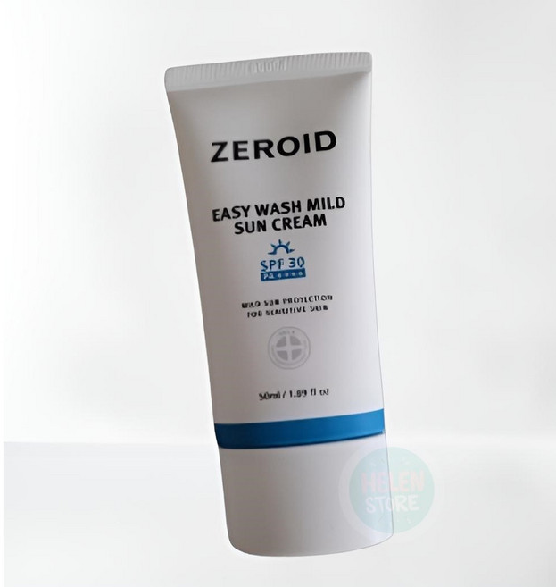 제로이드 이지워시 마일드 선크림 50mL (SPF30 PA++++) 무기자차 피부과 화장품 저자극 수분감 크림 영유아 민감성, 1개, 50.1ml