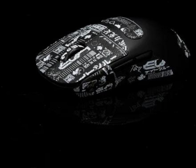 닌주소 소라 V2 용 BTL 마우스 그립 테이프 도마뱀 피부 스티커 미끄럼 방지 땀 흡입 프리 컷 쉬운 설치 그립만, 12) EVA Black, 01 for Ninjutso V2