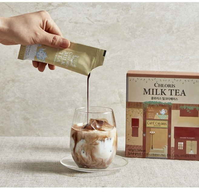 클로리스 밀크티베이스, 1박스, 12개입, 35g