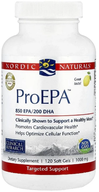 노르딕내추럴스 프로EPA ProEPA 레몬 소프트젤 120정, 1개 - 쿠팡