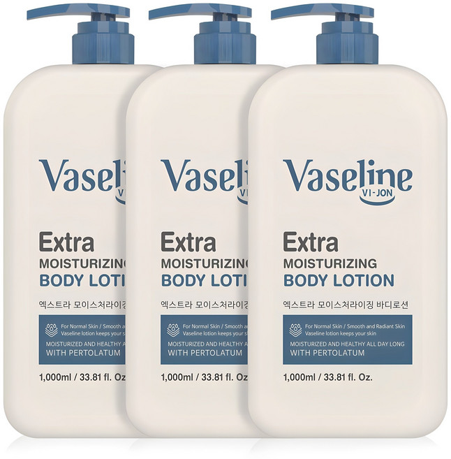 바이존 바세린 바디로션 대용량 로션 고보습 바디크림 1000ml 2개, 1L, 3개