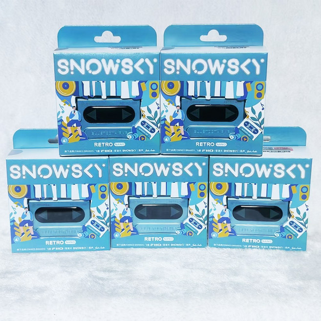 FiiO Snowsky RETRO NANO 무손실 블루투스 오디오 수신기 블루투스 디코드 헤드폰 증폭기 3.5포트 4.4포트, RETRO NANO Blue