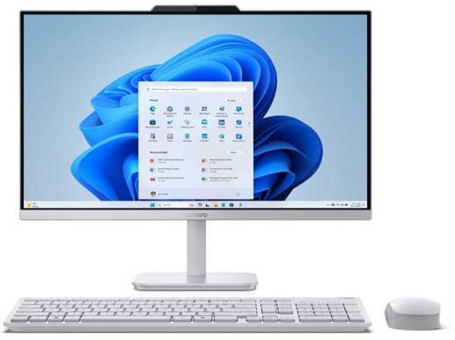 레노버 Lenovo 일체형PC 올인원PC 24 A100 F0J6000JKR (N100/8GB/256GB/FD) 기본제품, Free DOS, 256GB, 8GB, 그레이