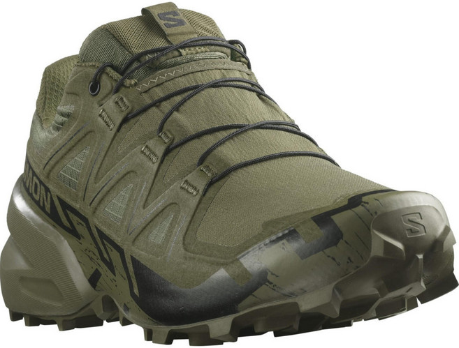 살로몬 남성용 레인저 그린 스피드크로스 6 포스 트레일 러닝화 L47161200 등산화 전술화