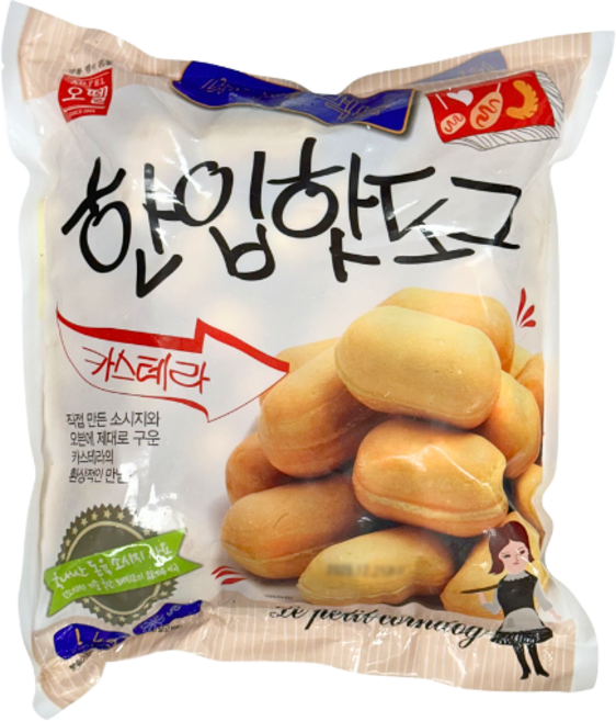 한입핫도그 오뗄 냉동 56개입 1K X8 식자재 업소용 식당용 대용량, 8개, 1kg