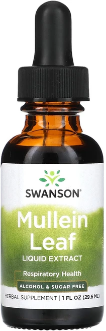 Swanson 뮬레인 잎 액상 추출물 알코올 및 설탕 무함유 1g 29.6ml(1fl oz), Swanson뮬레인잎액상추출물알코올및설탕무함유1g296, 1개, 296ml - 쿠팡