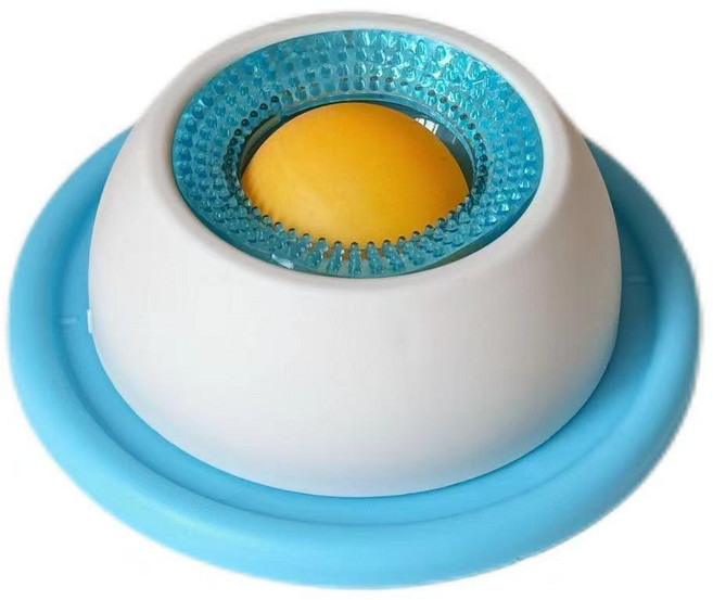 달링펫 강아지 요거트볼 간식 슬로우식기 핥아먹는 장난감, 1개, 파란색