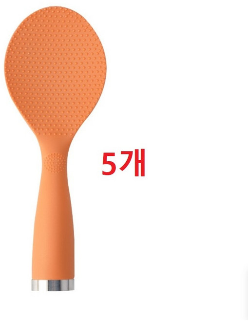 리한 오뚝이 롤리 주걱, 오렌지, 5개