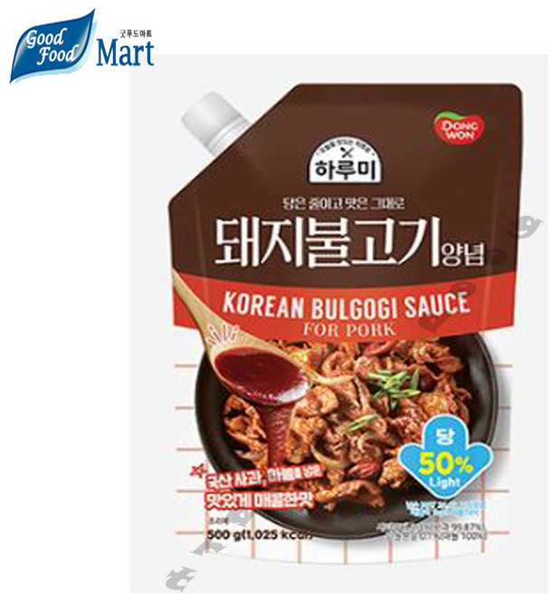 동원 하루미 돼지불고기 양념 500g (3봉), 단품