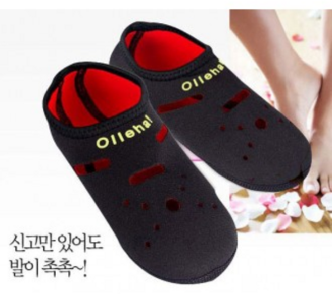 [구매자강추] 1+1 신고만있어도 발이 촉촉~ 발열 보온덧신 수족냉증 보온덧신