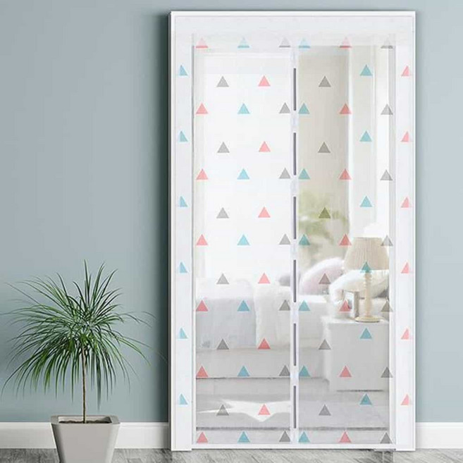 베란다 모기장 대형 현관 방충문 방충망 방문 현관문, 별무늬_120x210cm