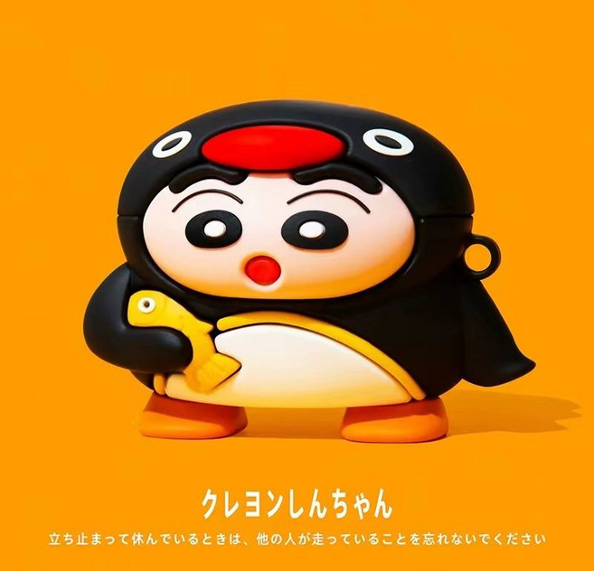 [에어팟 케이스] 짱구는 못말려 짱구펭귄 짱구 굿즈 에어팟 1/2세대 에어팟 3세대 에어팟 프로/프로2 보호 케이스 만화 캐릭터 이어폰 케이스 [T-EJ-P004], 에어팟 3 세대 (2021 년 버전), 1개