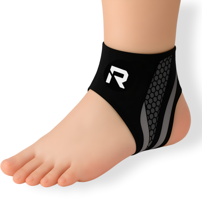 에이얼 초슬림 러닝 발목 밴드, 블랙, 1개