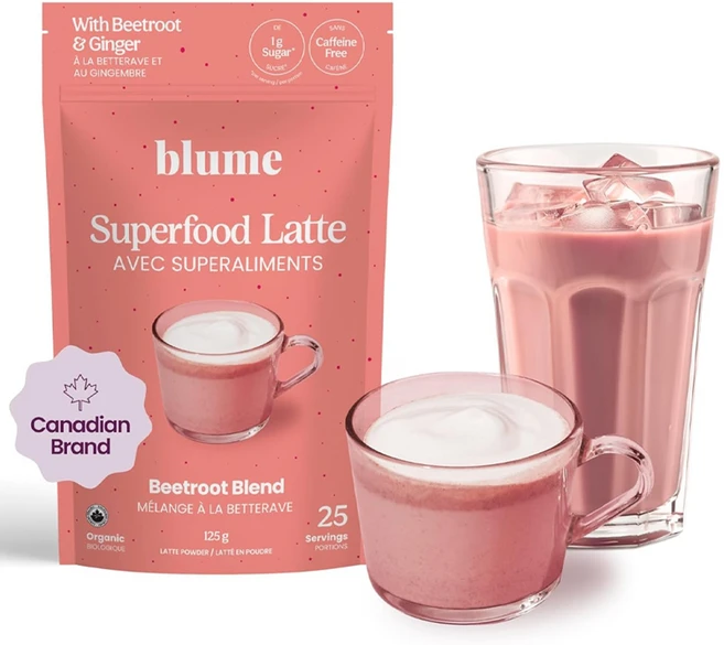 블룸 슈퍼푸드 라떼 비트루트 파우더 125g, 1개 - 쿠팡