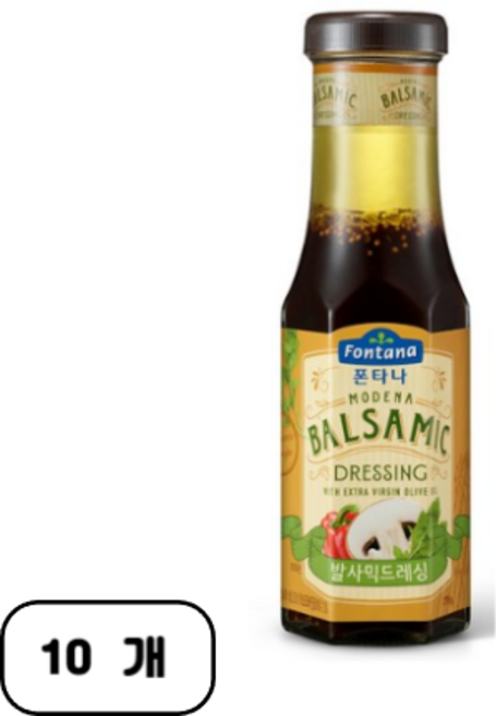 폰타나 발사믹 드레싱, 270g, 10개