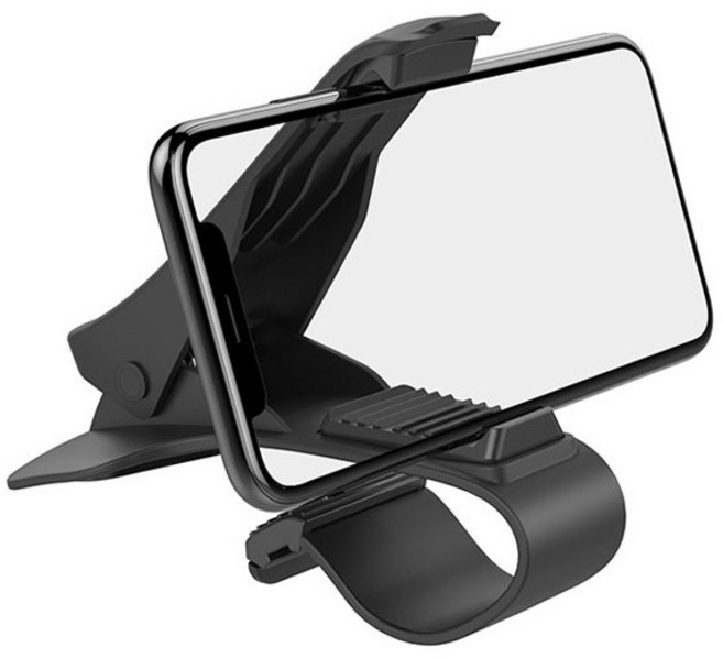계기판 스마트폰 고정 거치대 대쉬보드 간편설치, 가로형 차량계기판거치대, 1개