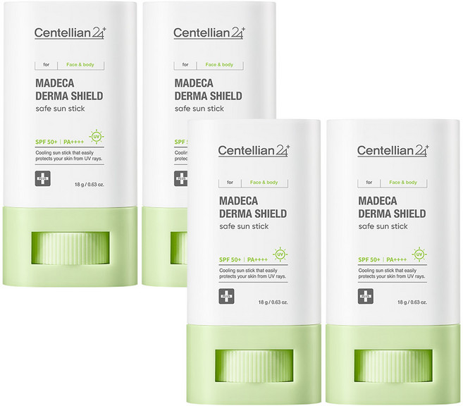 센텔리안24 마데카 더마 쉴드 세이프 선스틱 SPF 50+ PA++++, 18g, 4개