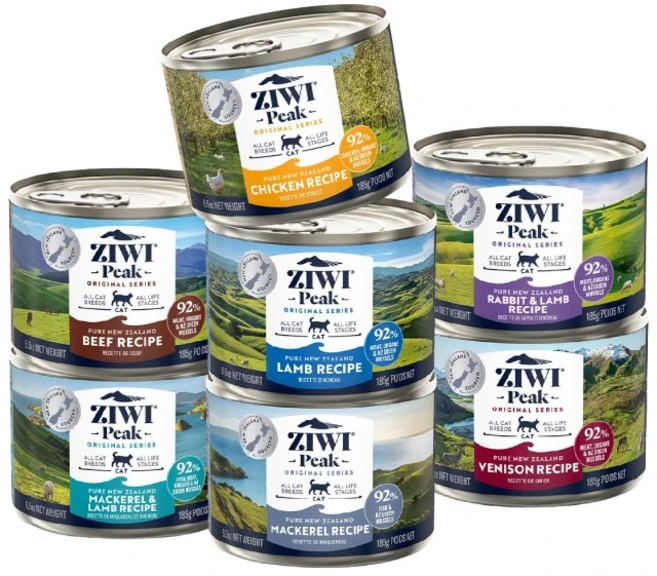 지위픽 캣 습식 고양이 주식캔 습식사료 혼합 7종, 1세트, 185g, 혼합맛 - 쿠팡